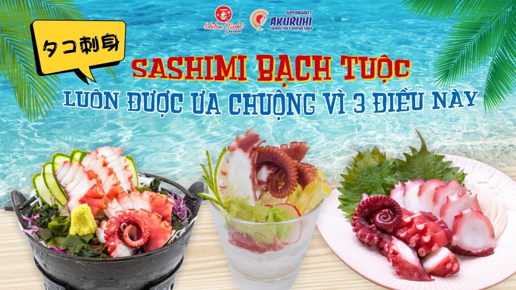 sashimi bạch tuộc