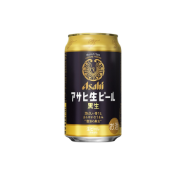 BIA TƯƠI ĐEN ASAHI NAMA BEER MARUEFU KURONAMA 350ML
